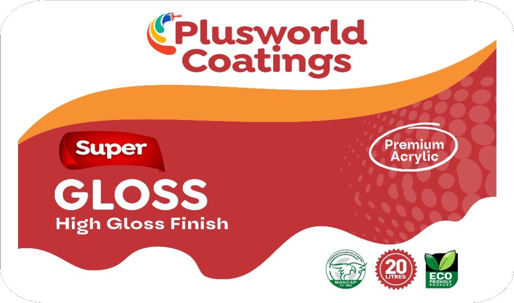 Gloss paint label